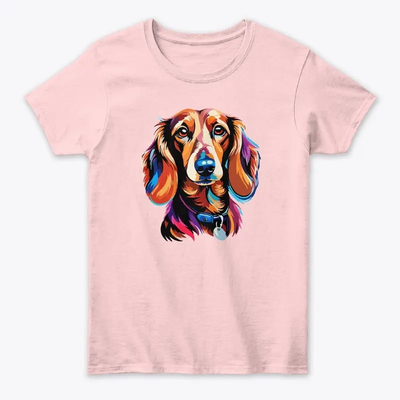 Colorful Dachshund